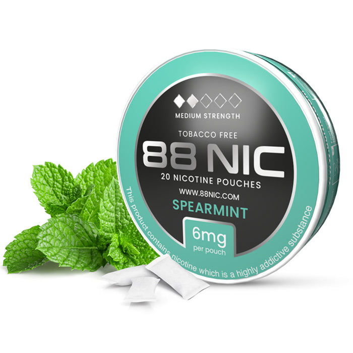 88 Nic Pouches - Spearmint