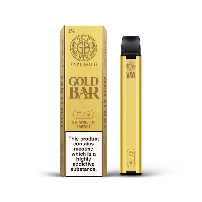 Gold Bar Strawberry Parfait Disposable